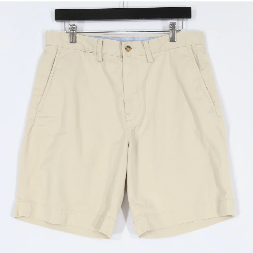 Polo Ralph Lauren Chino Shorts Men 32 Tan Stretch Classic Fit Outdoor Casual NWD